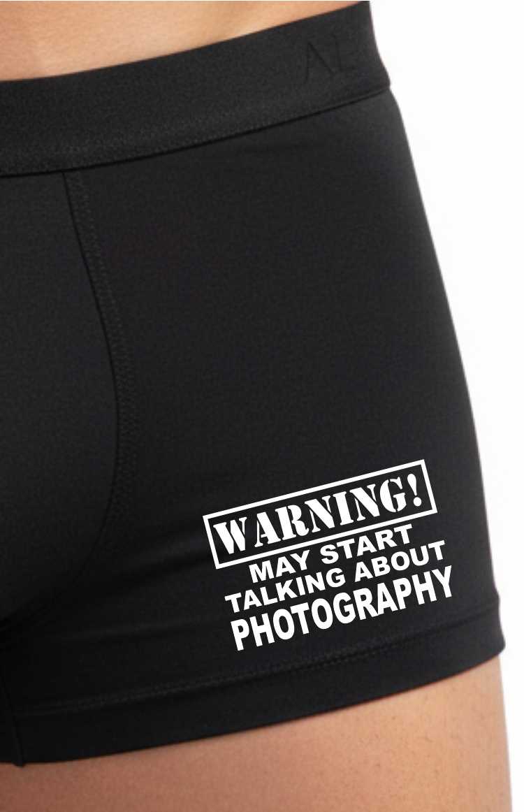 Bamboo Boxers Funny Gift Warning May Start Talking About Photography