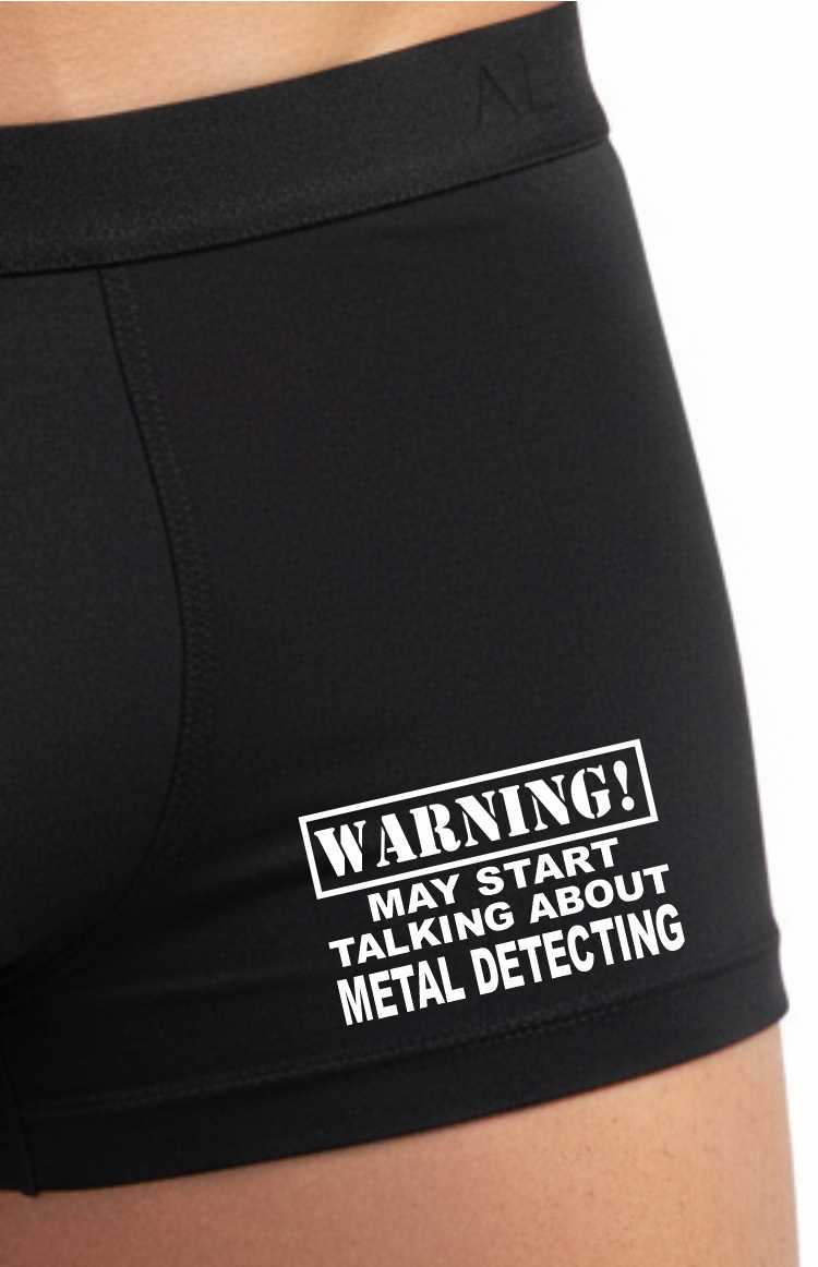 Bamboo Boxers Funny Gift Warning May Start Talking About Metal Detecting