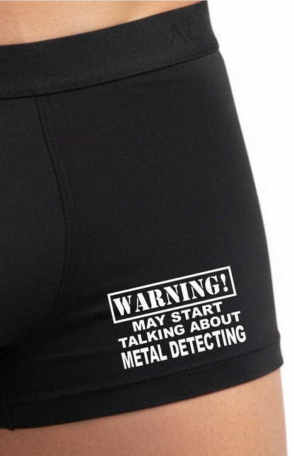 Bamboo Boxers Funny Gift Warning May Start Talking About Metal Detecting