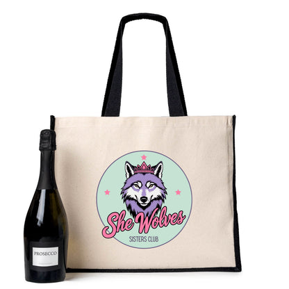 She Wolves Sisters Canvas Tote Bag