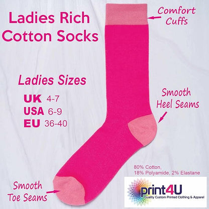 She Wolves Text Left Right  Socks