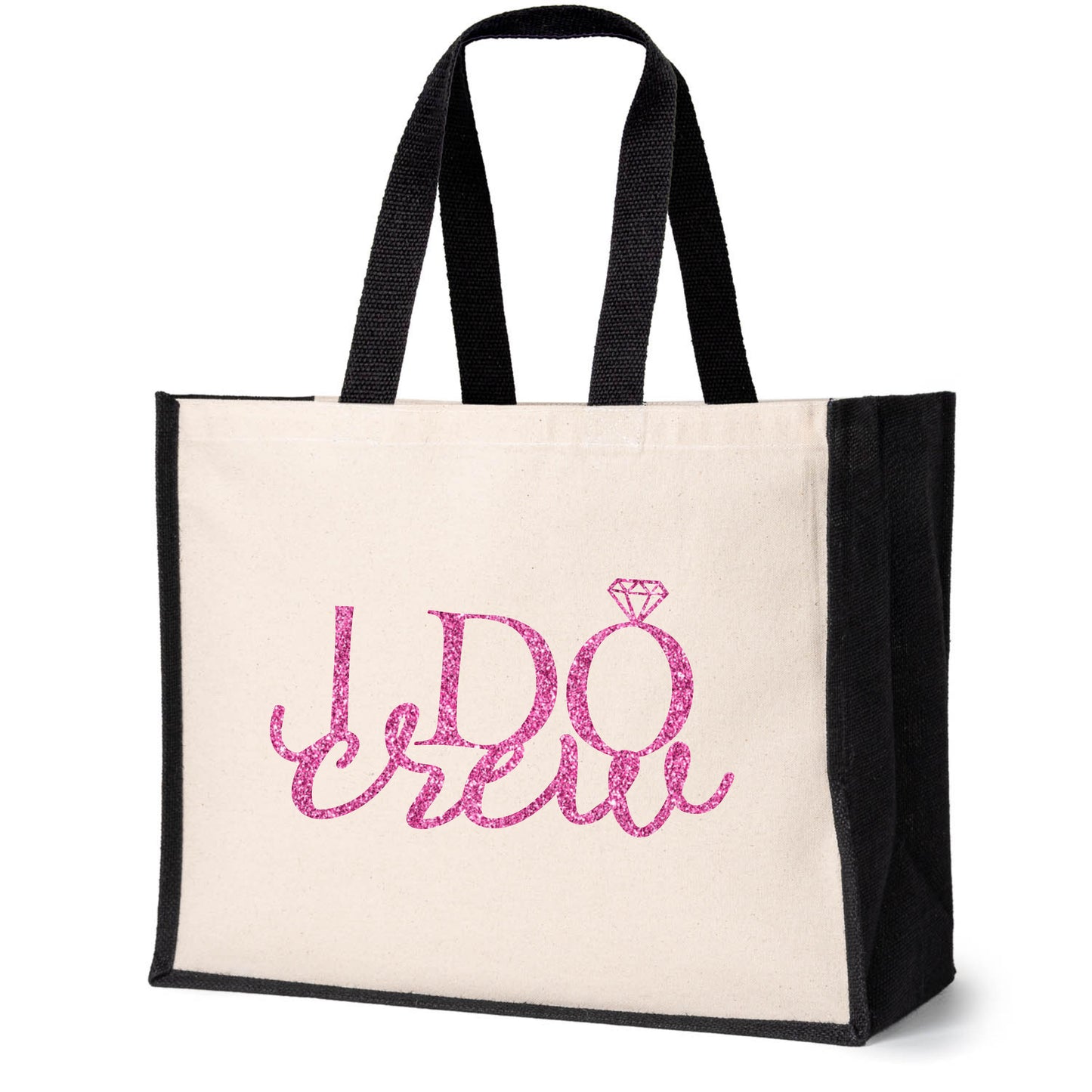 I Do Crew Tote Bag Wedding Bride Hen Party Idea Ladies Canvas Shopper