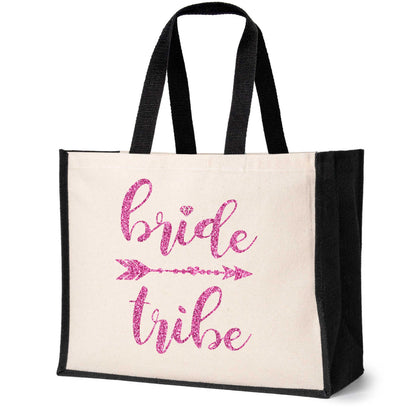 Bride Tribe Tote Bag Wedding Hen Party Idea Ladies Canvas Shopper