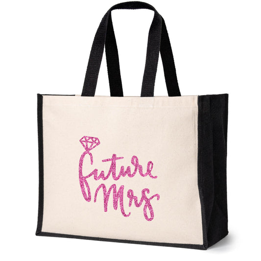 Future Mrs Tote Bag Wedding Bride Hen Party Idea Ladies Canvas Shopper