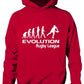 Evolution Of Rugby League Boys Hoodie