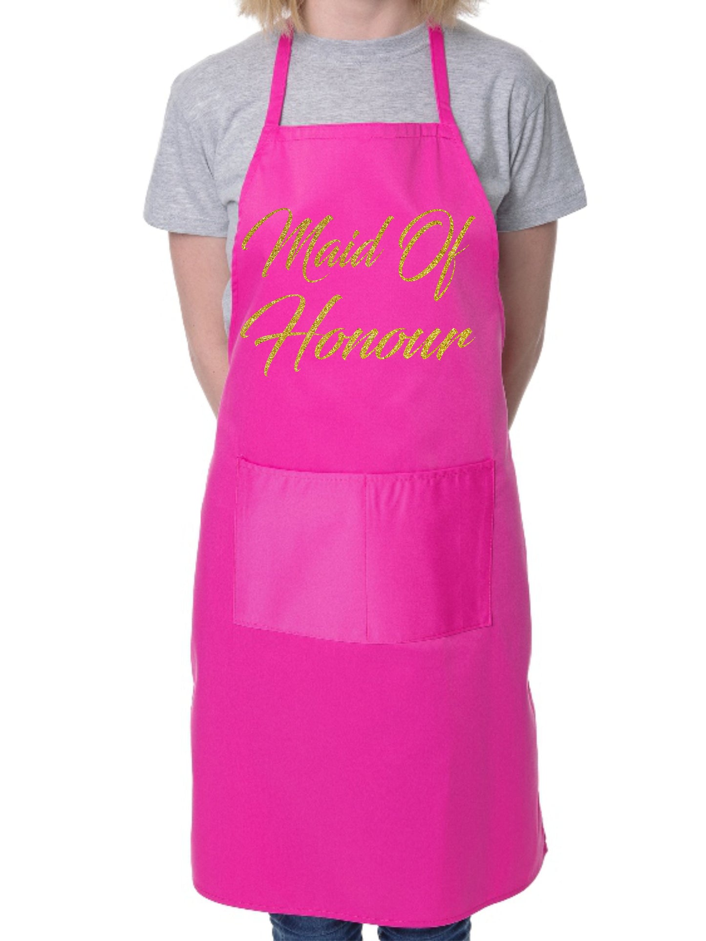 Maid Of Honour Funny BBQ Novelty Cooking Apron Wedding Favour Gift Hen Party