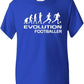 Evolution Of A Footballer Childrens T-Shirt