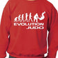 Evolution Of Judo Martial Arts Funny Adult Sweatshirt