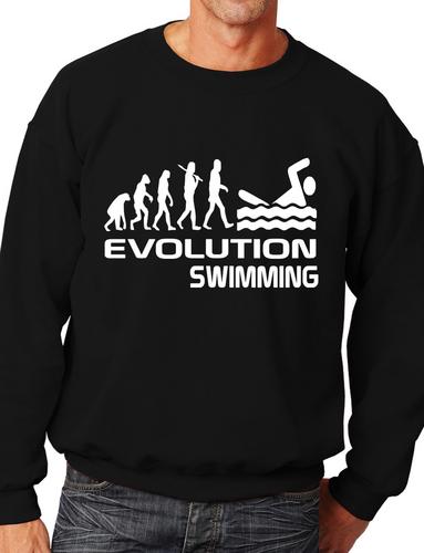 Evolution Of Swimming Unisex Sweatshirt
