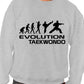 Evolution Of Taekwondo Martial Arts Adult Sweatshirt