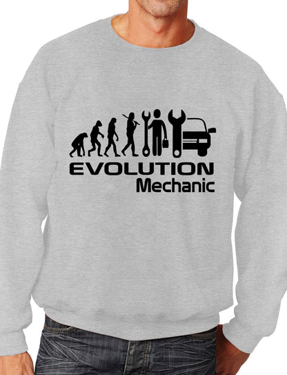 Evolution Of A Mechanic Unisex Sweatshirt