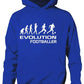 Evolution Of Football Girls Boys Hoodie Hoody Gift