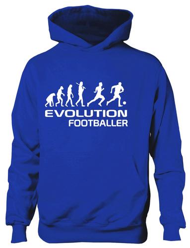 Evolution Of Football Girls Boys Hoodie Hoody Gift