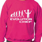 Evolution Of A Chef Funny Adult Sweatshirt