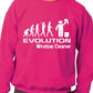 Evolution Of Window Cleaner Funny Adult Sweatshirt