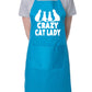 Crazy Cat Lady BBQ Cooking Apron