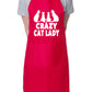 Crazy Cat Lady BBQ Cooking Apron