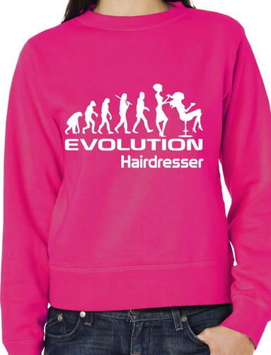 Evolution Of A Hairdresser Gift Hairdressing Unisex Sweatshirt