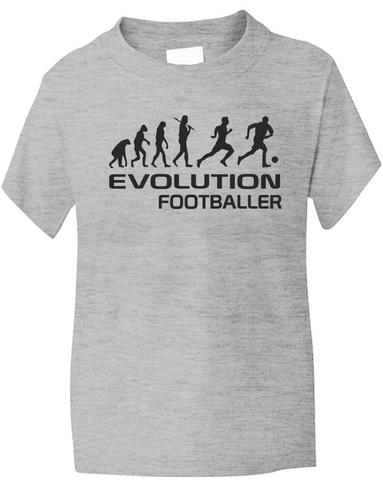 Evolution Of A Footballer Childrens T-Shirt