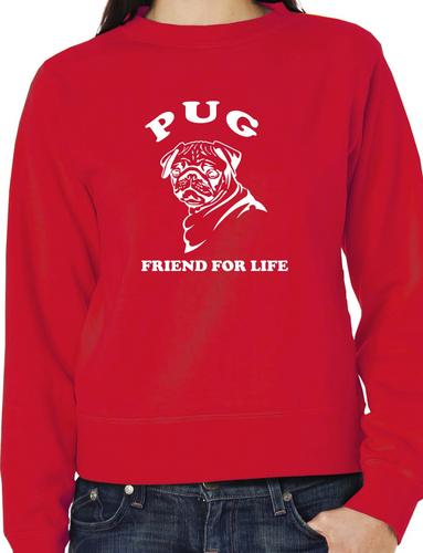 Pug Dog Lover Adult Unisex Sweatshirt