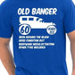 60th Sixty Mens Age 60 Birthday T-Shirt Old Banger