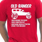 80th Eighty Mens Age 80 Birthday T-Shirt Old Banger