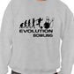 Evolution Of Ten pin Bowling Bowlers Unisex Sweatshirt