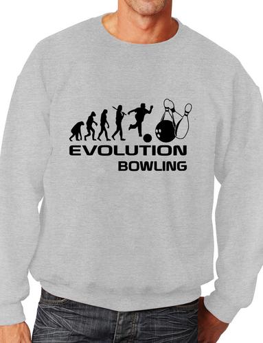 Evolution Of Ten pin Bowling Bowlers Unisex Sweatshirt