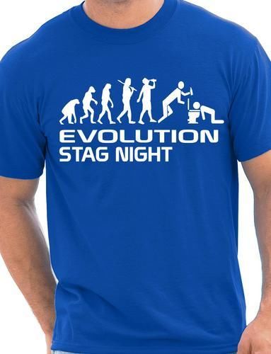 Evolution Of Stag Night T-Shirt