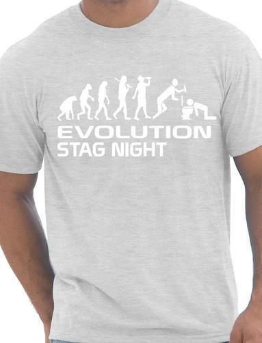 Evolution Of Stag Night T-Shirt