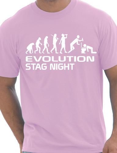 Evolution Of Stag Night T-Shirt