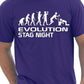 Evolution Of Stag Night T-Shirt