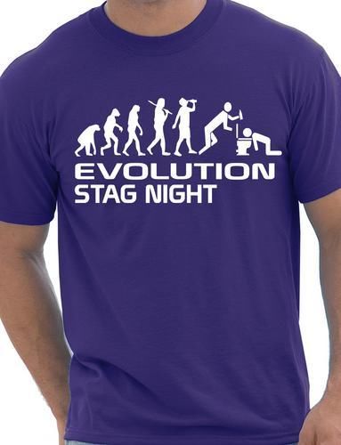 Evolution Of Stag Night T-Shirt