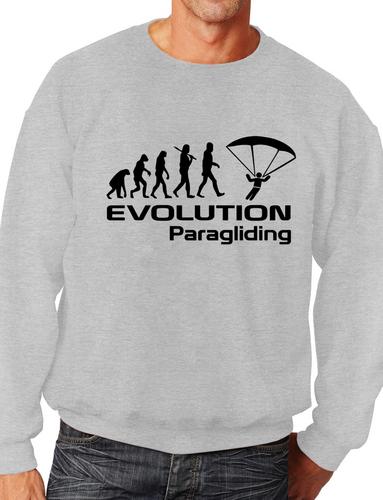 Evolution Of Paragliding Paraglider Sweatshirt