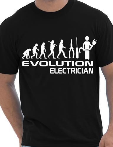 Evolution Of Electrician T-Shirt