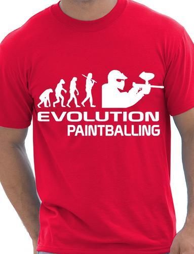 Evolution Of Paintballing T-Shirt