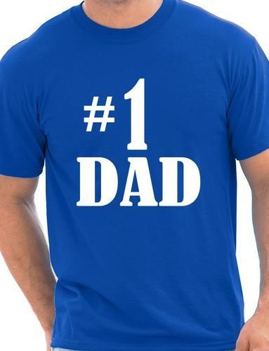 Number 1 One Dad Fathers Day T-Shirt