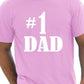 Number 1 One Dad Fathers Day T-Shirt