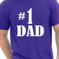 Number 1 One Dad Fathers Day T-Shirt
