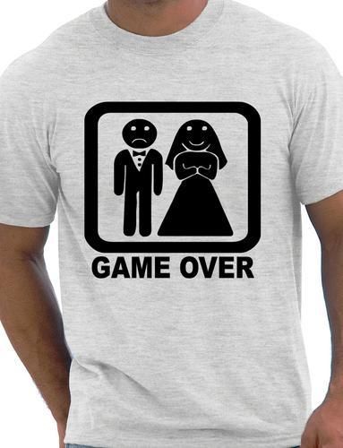 Game Over Funny Wedding Stag Do T-Shirt