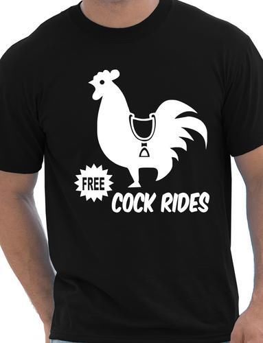Cock Rides Funny Stage Do T-Shirt
