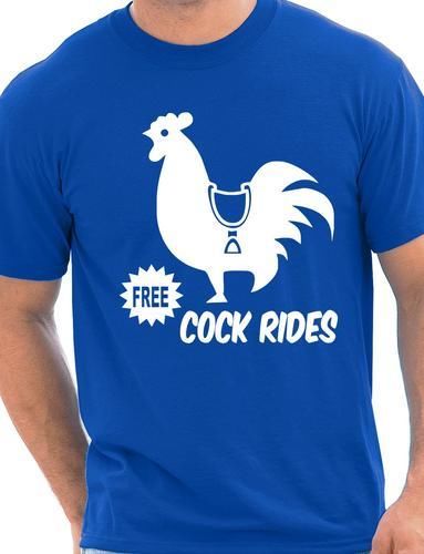 Cock Rides Funny Stage Do T-Shirt