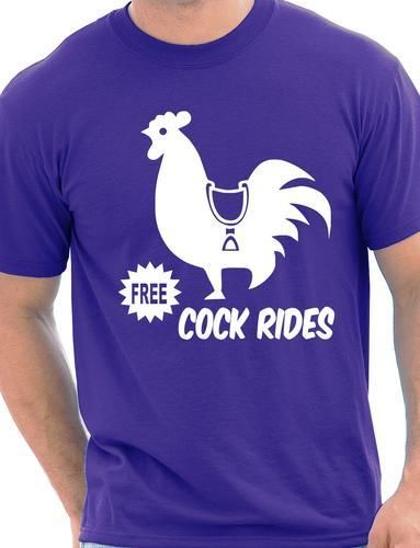 Cock Rides Funny Stage Do T-Shirt
