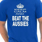 Keep Calm & Beat Aussies Ashes Cricket T-Shirt