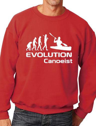 Evolution Of Canoesit Kayak Funny Sweatshirt