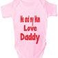 Me and My Mum Love Daddy Baby Onesie Vest Babygrow