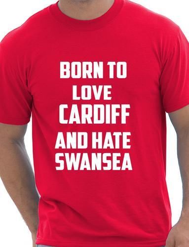 Born To Love Cardiff & Hate Swansea T-Shirt