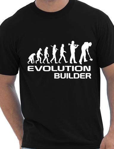 Evolution Of Builder T-Shirt