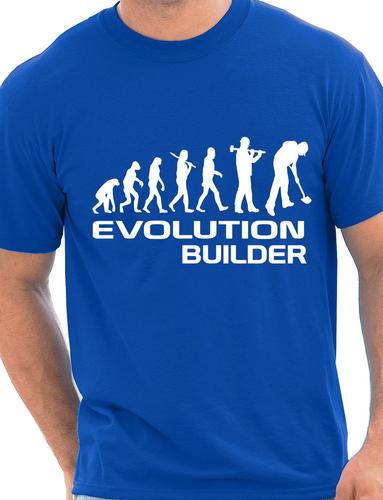 Evolution Of Builder T-Shirt