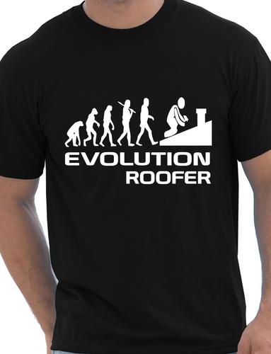 Evolution Of Roofer T-Shirt